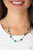 Encased in antiqued silver fittings, dainty white rhinestones and glowing Mint cat's eye stones delicately link below the collar for a timeless finish. Features an adjustable clasp closure.
Sold as one individual necklace. Includes one pair of matching earrings. Encased in antiqued silver fittings, dainty white rhinestones and glowing Mint cat's eye stones delicately link below the collar for a timeless finish. Features an adjustable clasp closure.
Sold as one individual necklace. Includes one pair of matching earrings.