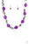 Faceted opaque Amethyst Orchid crystal-like beads join clusters of mismatched silver and Amethyst Orchid beads along a wire, creating a vivacious pop of color below the collar. Features an adjustable clasp closure.
Sold as one individual necklace. Includes one pair of matching earrings. Faceted opaque Amethyst Orchid crystal-like beads join clusters of mismatched silver and Amethyst Orchid beads along a wire, creating a vivacious pop of color below the collar. Features an adjustable clasp closure.
Sold as one individual necklace. Includes one pair of matching earrings.