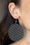 Featuring a faux woven pattern a leathery black frame swings from the ear for an earthy artisan fashion. Earring attaches to a standard fishhook fitting.
Sold as one pair of earrings. Featuring a faux woven pattern a leathery black frame swings from the ear for an earthy artisan fashion. Earring attaches to a standard fishhook fitting.
Sold as one pair of earrings.