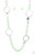 Connecting to strands of basic silver links, cloudy Green Ash beads alternate with hammered silver discs and oversized rings creating a subtle seaside vibe as they fall across the chest. Features an adjustable clasp closure.
Sold as one individual necklace. Includes one pair of matching earrings. Connecting to strands of basic silver links, cloudy Green Ash beads alternate with hammered silver discs and oversized rings creating a subtle seaside vibe as they fall across the chest. Features an adjustable clasp closure.
Sold as one individual necklace. Includes one pair of matching earrings.