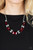 Featuring a fiery finish, an oversized collection of emerald cut red rhinestones link with rhinestone dotted teardrop rhinestone frames below the collar for a jaw-dropping display. Features an adjustable clasp closure.
Sold as one individual necklace. Includes one pair of matching earrings. Featuring a fiery finish, an oversized collection of emerald cut red rhinestones link with rhinestone dotted teardrop rhinestone frames below the collar for a jaw-dropping display. Features an adjustable clasp closure.
Sold as one individual necklace. Includes one pair of matching earrings.