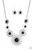 Dotted with smooth black stone centers, mismatched hammered silver frames gradually increase in size as they link below the collar for a fierce look. Features an adjustable clasp closure.
Sold as one individual necklace. Includes one pair of matching earrings. Dotted with smooth black stone centers, mismatched hammered silver frames gradually increase in size as they link below the collar for a fierce look. Features an adjustable clasp closure.
Sold as one individual necklace. Includes one pair of matching earrings.