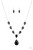 Encased in sleek silver fittings, a chain of faceted black teardrops give way to an oversized black teardrop pendant for an enchanting pop of color below the collar. Features an adjustable clasp closure.
Sold as one individual necklace. Includes one pair of matching earrings. Encased in sleek silver fittings, a chain of faceted black teardrops give way to an oversized black teardrop pendant for an enchanting pop of color below the collar. Features an adjustable clasp closure.
Sold as one individual necklace. Includes one pair of matching earrings.