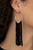 A curtain of black cords stream from the center of a dainty silver hoop, creating a glamorous fringe. Earring attaches to a standard post fitting. Hoop measures approximately 1 3/4" in diameter.
Sold as one pair of hoop earrings. A curtain of black cords stream from the center of a dainty silver hoop, creating a glamorous fringe. Earring attaches to a standard post fitting. Hoop measures approximately 1 3/4" in diameter.
Sold as one pair of hoop earrings.