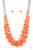A faceted collection of translucent and solid orange cube beads gradually increase in size as they alternate with dainty silver beads below the collar. Infused with sections of classic silver chains, the edgy geometrical layers create an intense pop of summery color for a seasonal finish. Features an adjustable clasp closure.
Sold as one individual necklace. Includes one pair of matching earrings. A faceted collection of translucent and solid orange cube beads gradually increase in size as they alternate with dainty silver beads below the collar. Infused with sections of classic silver chains, the edgy geometrical layers create an intense pop of summery color for a seasonal finish. Features an adjustable clasp closure.
Sold as one individual necklace. Includes one pair of matching earrings.