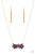 Featuring pronged gold centers, a trio of overlapping plum flowers in a flawless matte finish delicately connects to a dainty gold chain below the collar for a whimsical floral fashion. Features an adjustable clasp closure.
Sold as one individual necklace. Includes one pair of matching earrings. Featuring pronged gold centers, a trio of overlapping plum flowers in a flawless matte finish delicately connects to a dainty gold chain below the collar for a whimsical floral fashion. Features an adjustable clasp closure.
Sold as one individual necklace. Includes one pair of matching earrings.