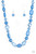 Varying in shape and opacity, a mismatched display of acrylic, opaque, and crystal-like blue beads alternate with dainty silver beads across the chest for a prismatic pop of color. Features an adjustable clasp closure.
Sold as one individual necklace. Includes one pair of matching earrings. Varying in shape and opacity, a mismatched display of acrylic, opaque, and crystal-like blue beads alternate with dainty silver beads across the chest for a prismatic pop of color. Features an adjustable clasp closure.
Sold as one individual necklace. Includes one pair of matching earrings.