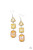 Featuring a yellow UV shimmer, a trio of geometrically shaped gems pressed into silver frames link together culminating in a cosmically stellar lure. Earring attaches to a standard fishhook fitting.
Sold as one pair of earrings. Featuring a yellow UV shimmer, a trio of geometrically shaped gems pressed into silver frames link together culminating in a cosmically stellar lure. Earring attaches to a standard fishhook fitting.
Sold as one pair of earrings.