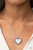 Infused with a smoky hematite rhinestone encrusted silver heart, a silver heart shaped pendant is stamped in the word, "Mom," as it swings below the collar, creating a sparkly sentimental statement piece. Features an adjustable clasp closure.
Sold as one individual necklace. Includes one pair of matching earrings. Infused with a smoky hematite rhinestone encrusted silver heart, a silver heart shaped pendant is stamped in the word, "Mom," as it swings below the collar, creating a sparkly sentimental statement piece. Features an adjustable clasp closure.
Sold as one individual necklace. Includes one pair of matching earrings.