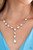 Brilliant white round-cut rhinestones alternate between diamonds and teardrops with an iridescent finish, creating an elegant lariat fit for royalty. Due to its prismatic palette, color may vary. Features an adjustable clasp closure.
Sold as one individual necklace. Includes one pair of matching earrings. Brilliant white round-cut rhinestones alternate between diamonds and teardrops with an iridescent finish, creating an elegant lariat fit for royalty. Due to its prismatic palette, color may vary. Features an adjustable clasp closure.
Sold as one individual necklace. Includes one pair of matching earrings.
