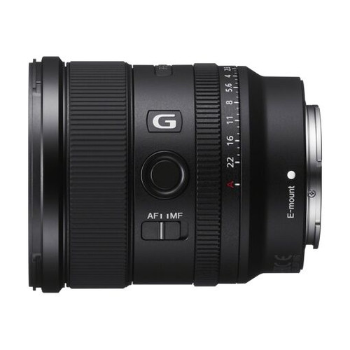 Sony SEL20F18G - Objectif grand angle - 20 mm - f/1.8 G - Sony E-mount - pour Cinema Line; a VLOGCAM; a1; a1 II; a6700; a7 IV; a7 V; a7C; a7C II; a7CR; a7R V; a9 III