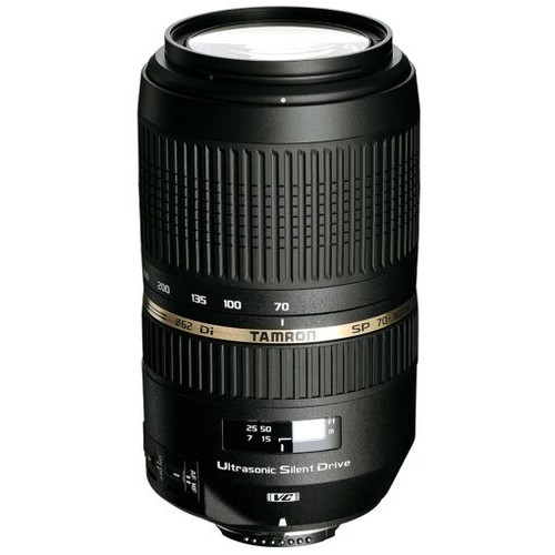 Objectif Tamron SP A005 - Fonction Zoom - 70 mm - 300 mm - f/4.0-5.6 Di VC USD - Canon EF