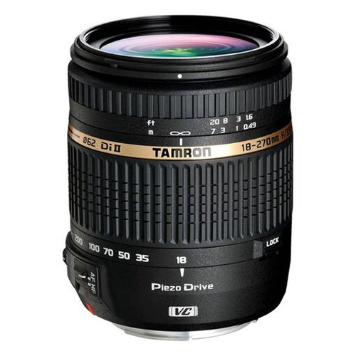 Objectif Tamron B008 - Fonction Zoom - 18 mm - 270 mm - f/3.5-6.3 Di II VC PZD - Canon EF