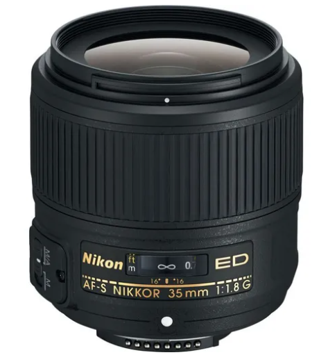 NIKON Objectif AF-S 35 mm f/1.8 G ED focale fixe FX