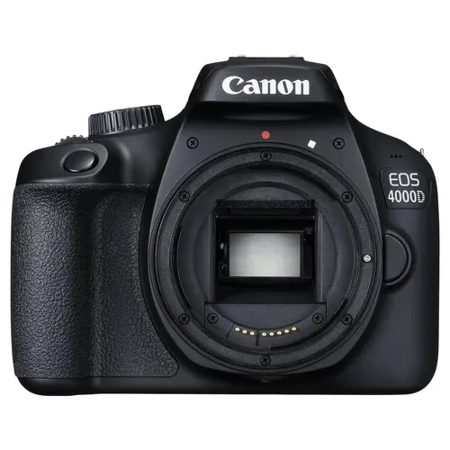 Canon EOS 4000D - Appareil photo numérique - Reflex - 18.0 MP - APS-C - 1080p / 30 pi/s - corps uniquement - Wi-Fi - noir