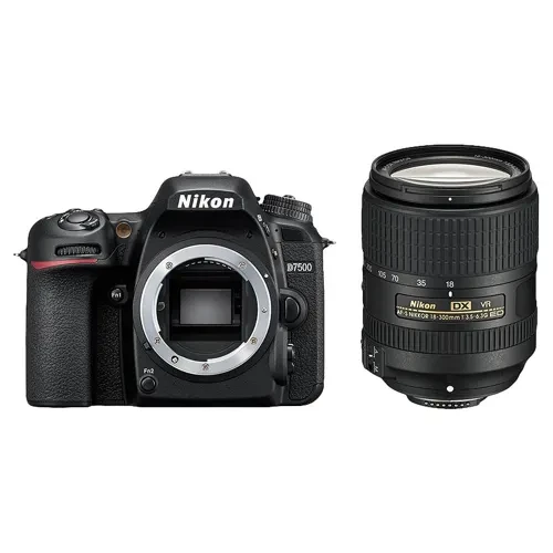 Nikon D7500 + AF-S DX NIKKOR 18-300 VR Kit d'appareil-photo SLR 20,9 MP CMOS 5568 x 3712 Noir
