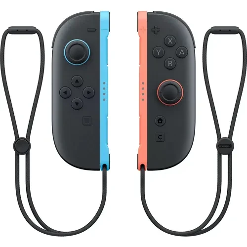 Paire De Manettes Joy-con 2 Gauche Bleu Clair & Droite Rouge Clair