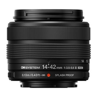 Objectif zoom Om System M.Zuiko Digital 14-42 mm F3.5-5.6 III Noir