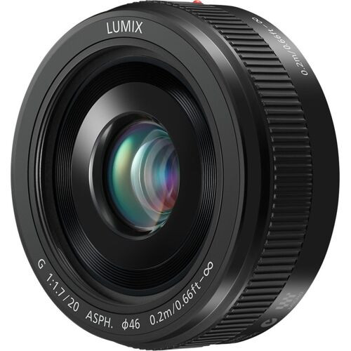 Objectif Panasonic Lumix H-H020A 20 mm - f/1.7 G II Asph - Micro Four Thirds - pour Lumix DC-BGH1 Lumix G DC-G100, G110, G90, GF90, GH5M2, GH6, GH6L, GX880, GX9, GX9H, GX9K