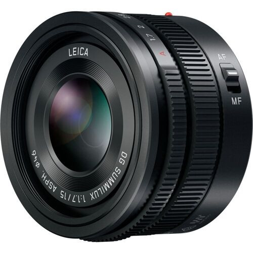 Objectif pour Hybride Panasonic 15mm f/1.7 noir Leica DG Summilux