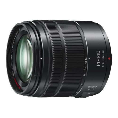 Objectif Panasonic Lumix H-FSA14140 - Fonction Zoom - 14 mm - 140 mm - f/3.5-5.6 G VARIO II - Micro Four Thirds - pour Lumix DC-BGH1; Lumix G DC-G100, G110, G90, G91, G95, GF10, GF90, GH5M2...