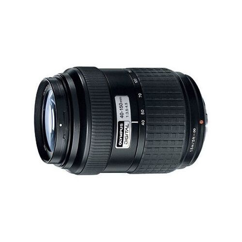 Objectif Olympus Zuiko Digital - Fonction Zoom - 40 mm - 150 mm - f/3.5-4.5 - Four Thirds - pour Olympus E-3, E-30, E-410, E-420, E-450, E-520, E-600, E-620; EVOLT E-410, E-420, E-520