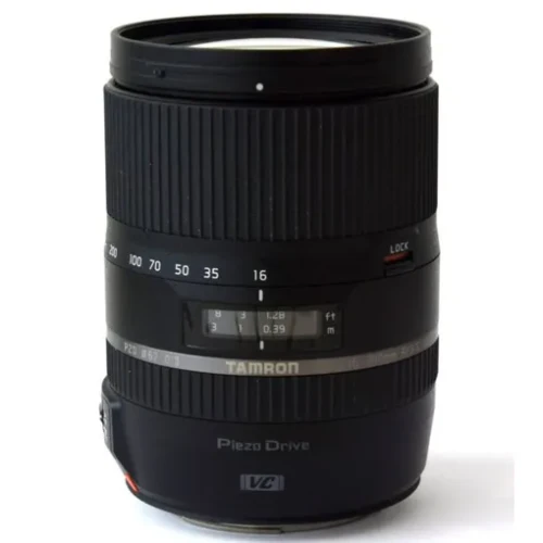 Objectif Tamron B016 - Fonction Zoom - 16 mm - 300 mm - f/3.5-6.3 Di II VC PZD - Canon EF/EF-S - pour Canon EOS 1100, 50, 500, 550, 60, 600, 650, 7D, Rebel T1i, Rebel T2i, Rebel T3i, Rebel T4i