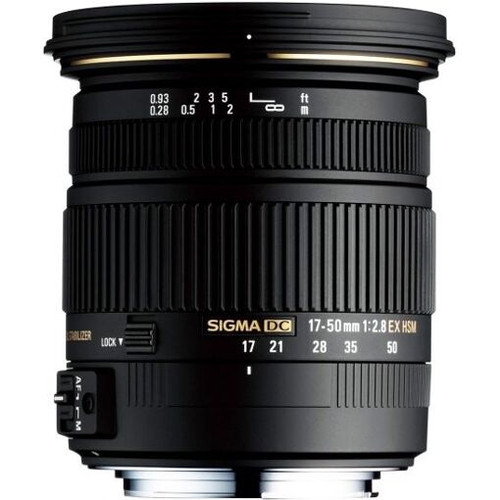 Objectif Sigma EX - Fonction Zoom - 17 mm - 50 mm - f/2.8 DC HSM - Sony A-type
