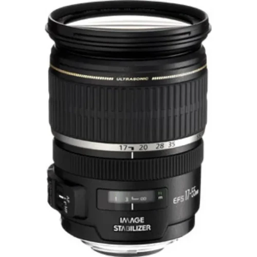 Objectif Canon EF-S - Fonction Zoom - 17 mm - 55 mm - f/2.8 IS USM - Canon EF/EF-S - pour EOS 1000, 40, 450, 50, 500, 7D, Kiss F, Kiss X2, Kiss X3, Rebel T1i, Rebel XS, Rebel XSi