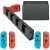 USB Chargeur Compatible avec Joy Con pour Switch & OLED Model, Support de Station de Charge pour Manettes avec LED Indicateur