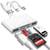 Lecteur de Carte Mémoire 5 en 1 - HAUTSTORE - Adaptateur OTG - iPhone/iPad - USB C - USB A