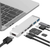 Hub USB C,7 en 1 Adaptateur USB C pour Macbook Pro/Air,Thunderbolt 3.1 PD 100W,HDMI 4K,2 Ports USB 3.0,Lecteur de Carte SD/TF