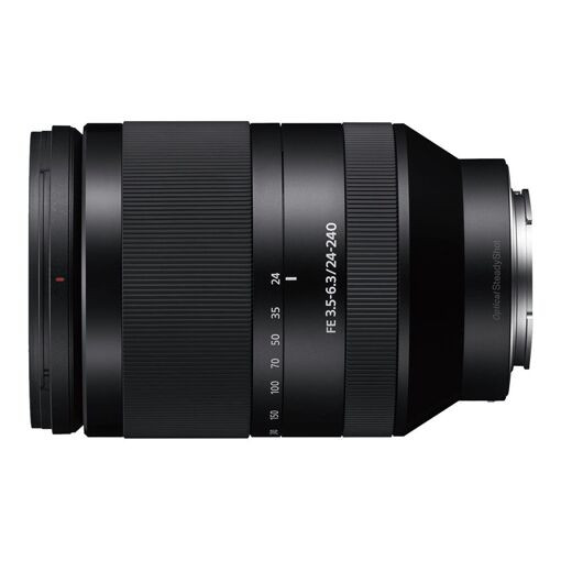 Sony SEL24240 - Objectif à zoom - 24 mm - 240 mm - f/3.5-6.3 FE OSS - Sony E-mount - pour Cinema Line; a VLOGCAM; a1; a1 II; a6700; a7 IV; a7 V; a7C; a7C II; a7CR; a7R V; a9 III