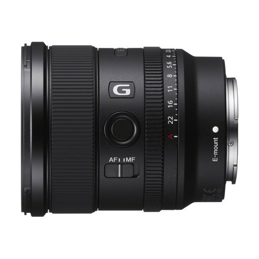Sony SEL20F18G - Objectif grand angle - 20 mm - f/1.8 G - Sony E-mount - pour Cinema Line; a VLOGCAM; a1; a1 II; a6700; a7 IV; a7 V; a7C; a7C II; a7CR; a7R V; a9 III