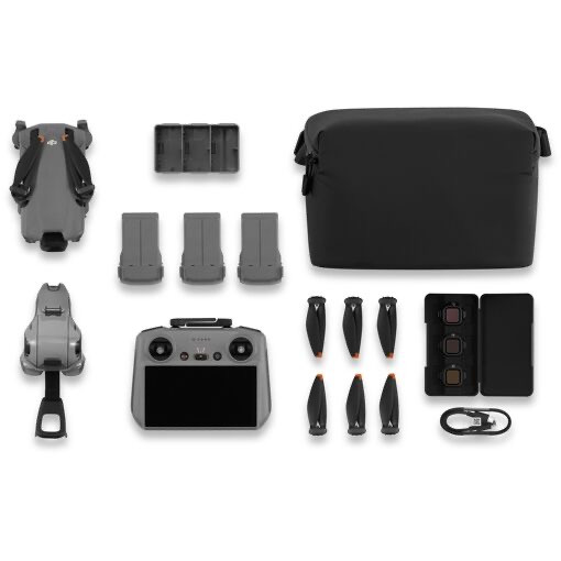 DJI MINI 5 PRO FLY MORE COMBO ( RC 2) 4 rotors Quadcoptère 50 MP 3840 x 2160 2788 mAh Noir et Gris
