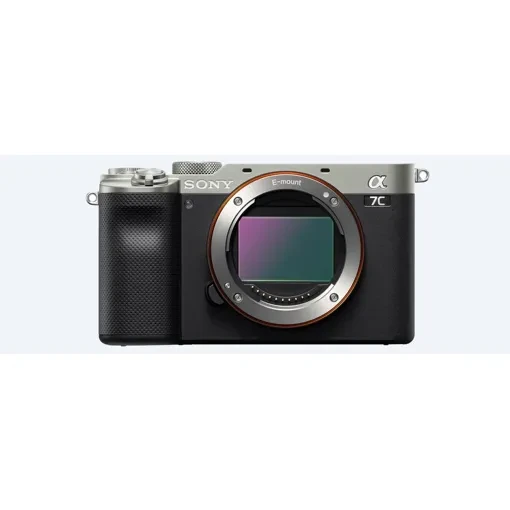 Sony a7C ILCE-7C - Appareil photo numérique - sans miroir - 24.2 MP - Cadre plein - 4K / 30 pi/s - corps uniquement - Wireless LAN, NFC, Bluetooth - argent