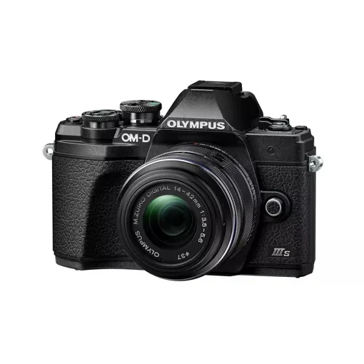 Olympus OM-D E-M10 Mark III S avec objectif M.Zuiko digital 14-42mm II R Noir