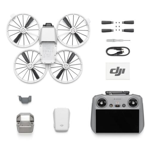 DJI Flip 4 rotors Quadcoptère 48 MP 3840 x 2160 3110 mAh Noir et Blanc