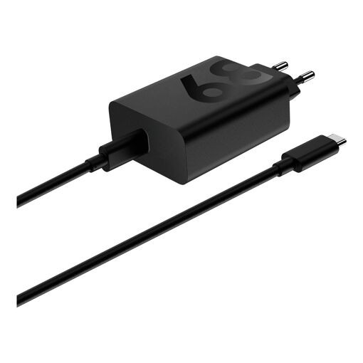 Chargeur ultra rapide Motorola TurboPower 68 W avec câble USB-C 1m Noir
