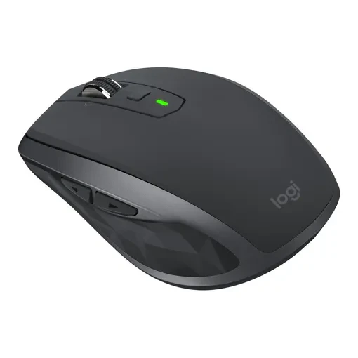 Logitech MX Anywhere 2S - Souris - laser - 7 boutons - sans fil - 2.4 GHz, Bluetooth - récepteur sans fil USB - graphite