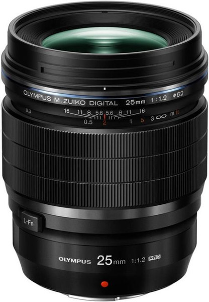 Objectif hybride Olympus M. Zuiko Digital ED 25 mm f/1.2 Pro Noir