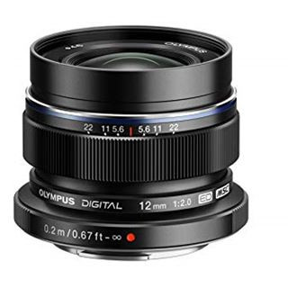 Objectif hybride Olympus M.Zuiko Digital ED 12mm f/2 MSC noir