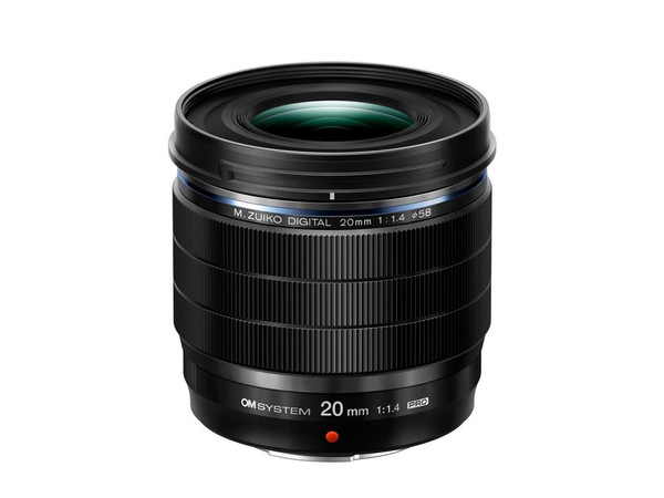 Objectif hybride OM System M.Zuiko Digital ED 20mm f/1.4 Pro noir