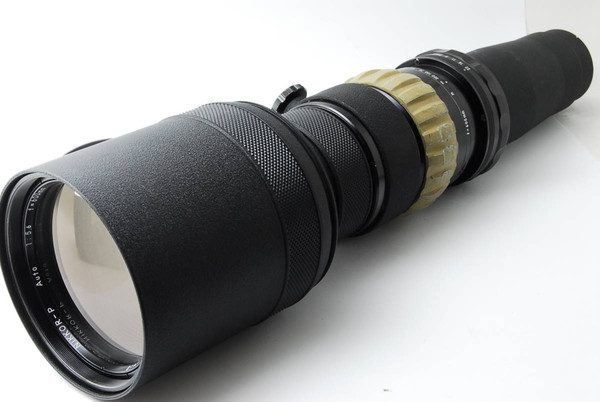 Objectif Nikon auto-p 600mm  f/5.6 (Produit en 1976)