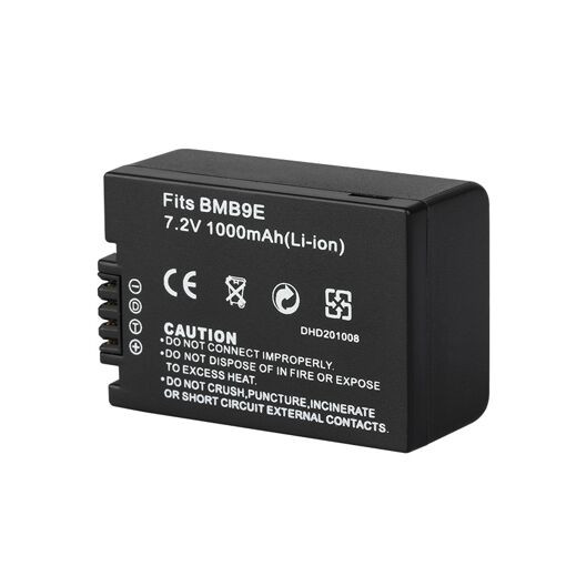 DMW-BMB9E pour Panasonic Lumix DC-FZ80, DMC-FZ100, FZ150, FZ40, FZ45, FZ47, FZ48, FZ60, FZ62, FZ70, FZ72