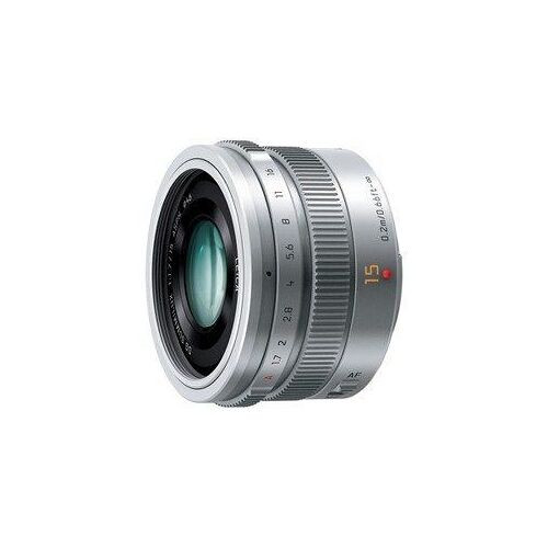 Panasonic LUMIX G LEICA DG SUMMILUX 15mm /F1.7 ASPH. Single Focus Lens Silver : H-X015-S