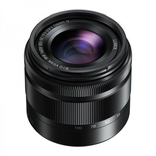 Objectif Panasonic Lumix H-FS35100E - Fonction Télé - 35 mm - 100 mm - f/4.0-5.6 G VARIO - Micro Four Thirds - pour Lumix DC-BGH1; Lumix G DC-G100, G110, G90, GF90, GH5M2, GH6, GH6L, GX880, GX9...