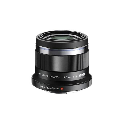 Objectif pour Hybride Olympus 45mm 1:1.8 / Noir M.ZUIKO