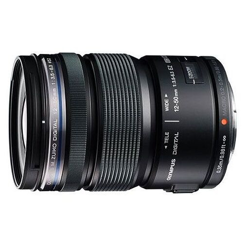 Objectif Olympus M.Zuiko Digital - Fonction Zoom - 12 mm - 50 mm - f/3.5-6.3 ED EZ - Micro Four Thirds - pour OM-D E-M10 Mark IIIS; PEN E-PL5, E-PM2