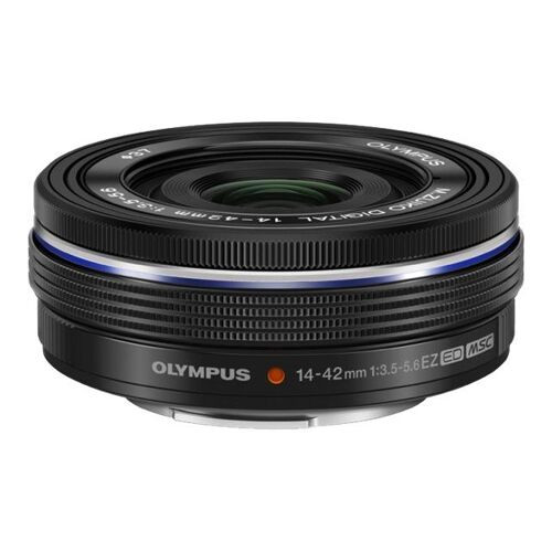 Objectif Olympus M.Zuiko Digital - Fonction Zoom - 14 mm - 42 mm - f/3.5-5.6 ED EZ - Micro Four Thirds - pour OM-D E-M1, E-M10, EM-5, E-M5; PEN E-P5, E-PL10, E-PL1s, E-PL3, E-PL5, E-PL6, E-PM1